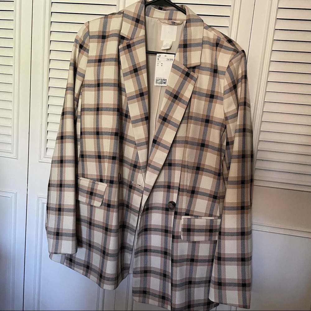 H&M Tan WMNS blazer w/tags